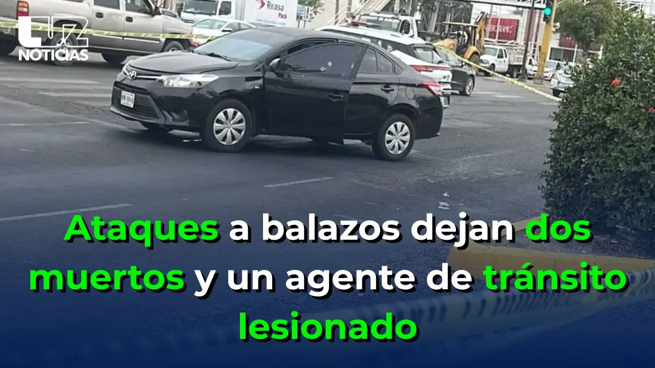Ataques a balazos dejan dos muertos y un agente de tránsito lesionado
Ataques a balazos dejan dos muertos y un agente de tránsito lesionado