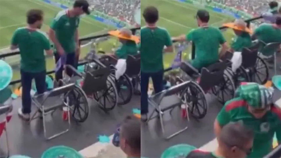 Los usuarios de las redes sociales al ver el polémico video del joven fanático, algunos lanzaron comentarios irónicos como "¡Milagro, ya camina, se levantó de la silla!"