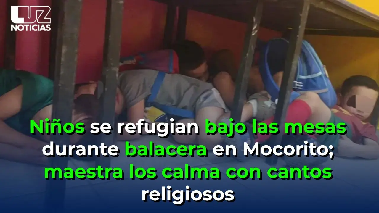 Niños de kinder se refugian bajo las mesas durante balacera en Mocorito
Niños de kinder se refugian bajo las mesas durante balacera en Mocorito
