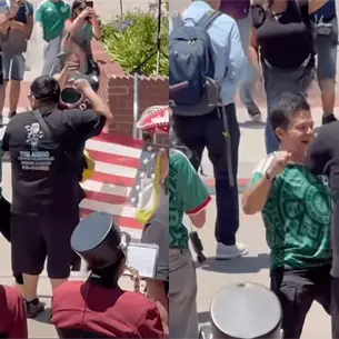 Captan a Jorge Medina disfrutando de la fiesta mundialista y el video desata reacciones en redes | VIDEO