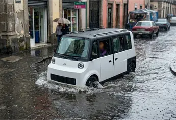 ¿El Olinia 1 es contra el agua? El auto eléctrico tiene una tarea difícil con las lluvias en México