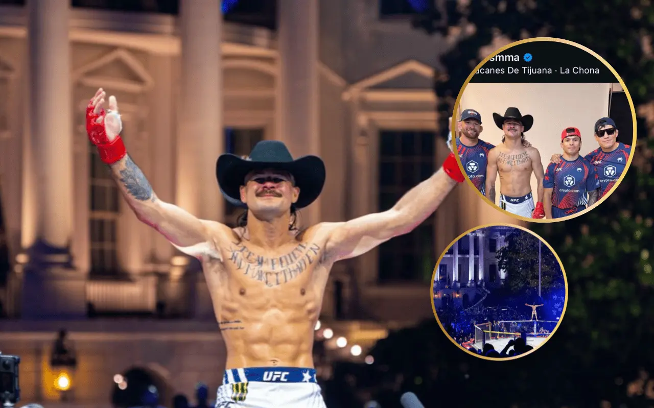 ¿La Chona llega a la Casa Blanca? Así fue la espectacular entrada de el peleador Diego Lopes | VIDEO ¿La Chona llega a la Casa Blanca? Así fue la espectacular entrada de el peleador Diego Lopes | VIDEO