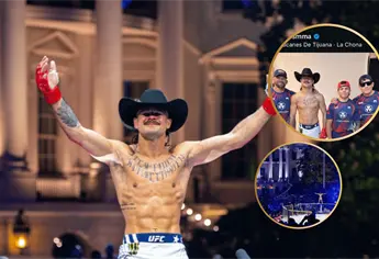 ¿La Chona llega a la Casa Blanca? Así fue la espectacular entrada de el peleador Diego Lopes | VIDEO