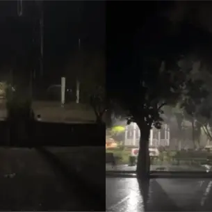 Fuertes lluvias sorprenden a habitantes de Choix y El Fuerte la noche de este domingo