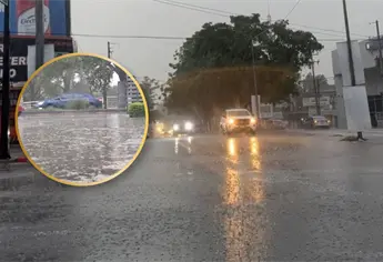 Culiac&aacute;n amanece con fuerte lluvia este lunes 15 de junio