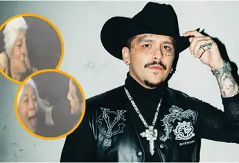 Christian Nodal besa a fan adulta mayor en pleno concierto; así fue el momento exacto | VIDEO   