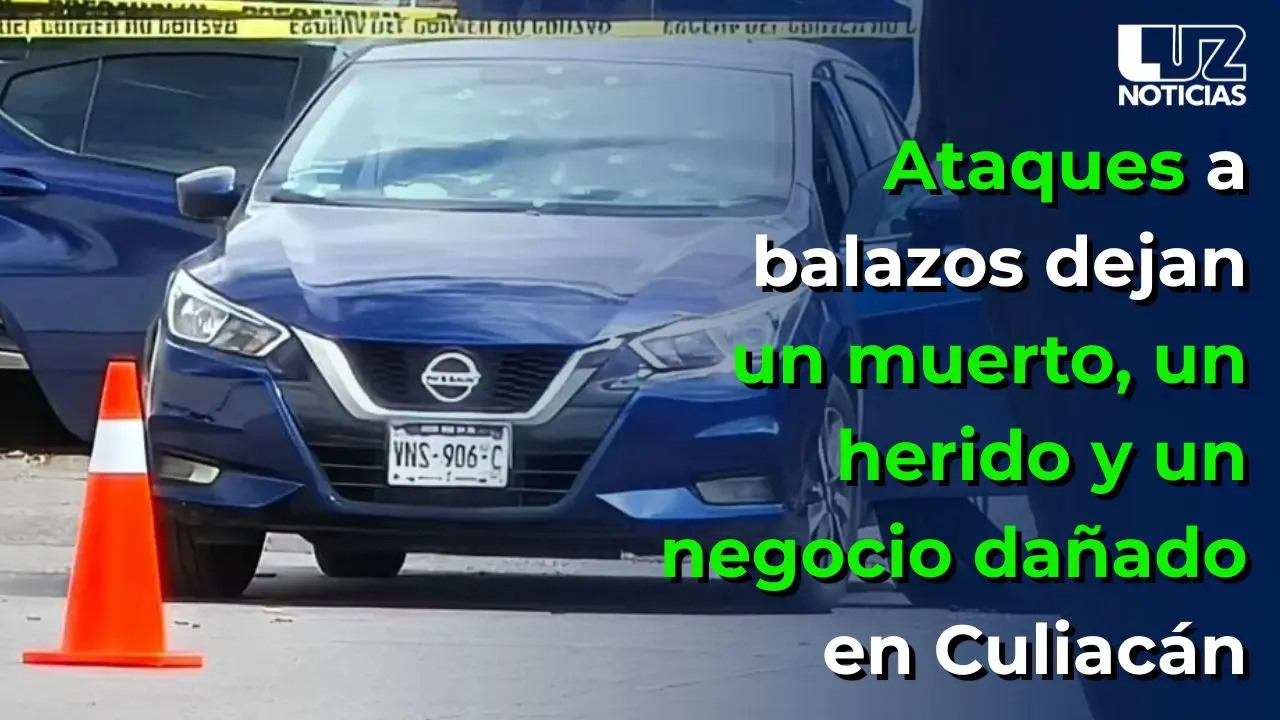 Ataques a balazos dejan un muerto, un herido y un negocio dañado en Culiacán
Ataques a balazos dejan un muerto, un herido y un negocio dañado en Culiacán