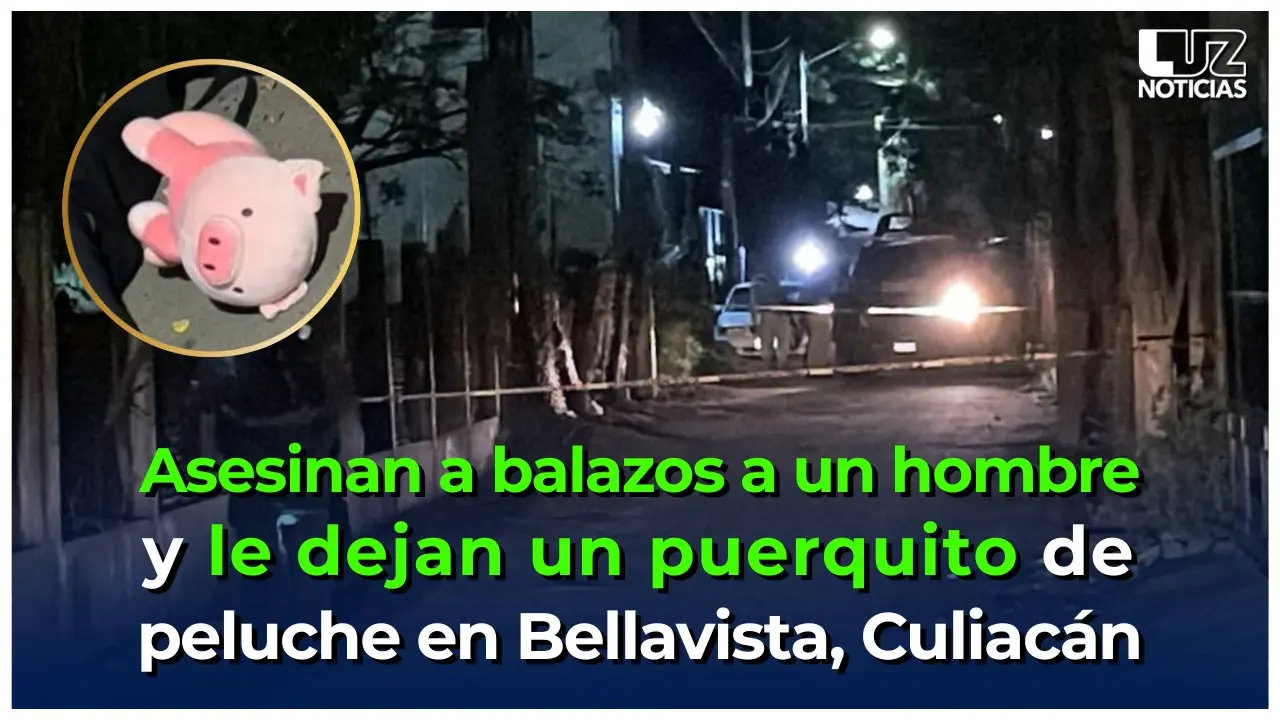 ¡Ya suman 8! Dejan otro puerquito de peluche junto a un hombre ejecutado en Bellavista, Culiacán ¡Ya suman 8! Dejan otro puerquito de peluche junto a un hombre ejecutado en Bellavista, Culiacán