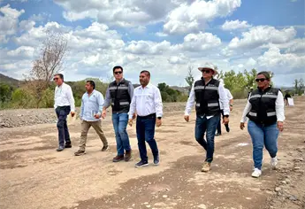 Segunda etapa del malecón de Badiraguato lleva un avance del 45 %