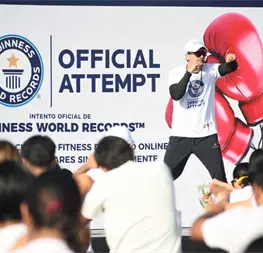 La UAS y Marco Verde hacen historia con el Guinness World Record de la clase Fitness de Boxeo más grande La UAS y Marco Verde hacen historia con el Guinness World Record de la clase Fitness de Boxeo más grande