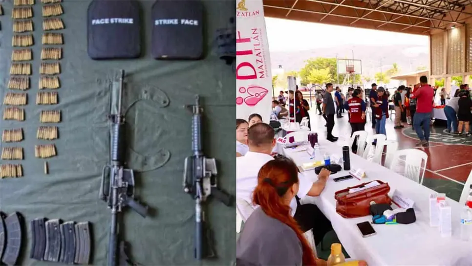 FOTO: Canjea armas por dinero en Villa Unión; te decimos dónde y cómo