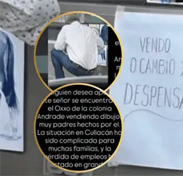 Hombre que cambia dibujos por despensa en Culiacán: ¿Dónde encontrarlo? Hombre que cambia dibujos por despensa en Culiacán: ¿Dónde encontrarlo?