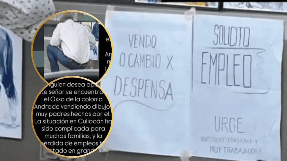 Hombre que cambia dibujos por despensa en Culiacán: ¿Dónde encontrarlo?