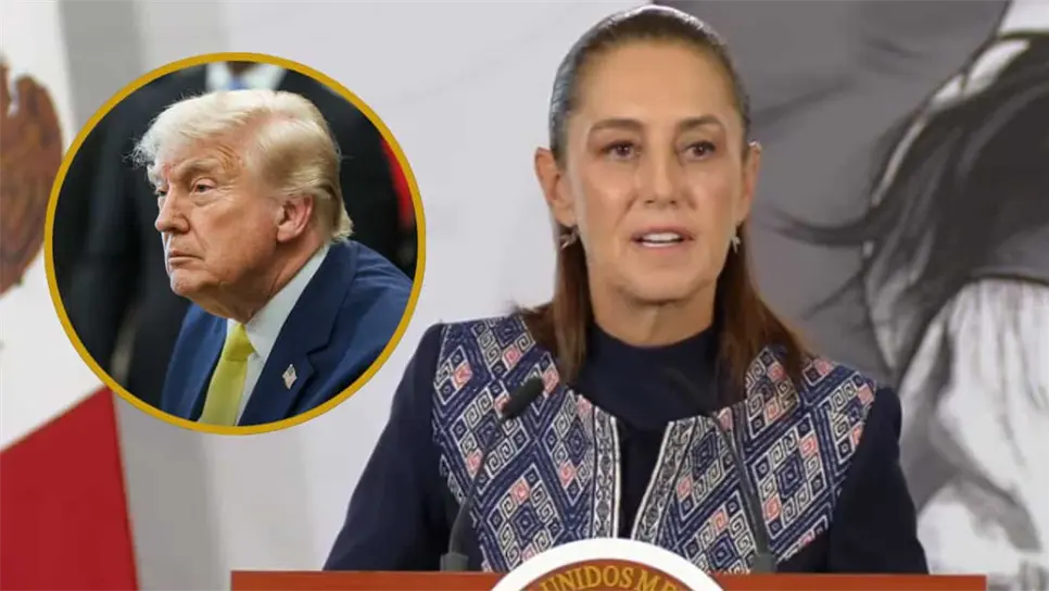 FOTO: Así respondió la presidenta Sheibuam a Trump, tras asegurar que México es gobernado por cárteles