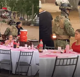 ´Las Revelaciones en Sinaloa´: invitan comida a militares en un baby shower | VIDEO ´Las Revelaciones en Sinaloa´: invitan comida a militares en un baby shower | VIDEO