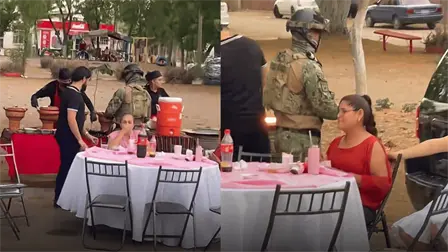 ´Las Revelaciones en Sinaloa´: invitan comida a militares en un baby shower | VIDEO ´Las Revelaciones en Sinaloa´: invitan comida a militares en un baby shower | VIDEO