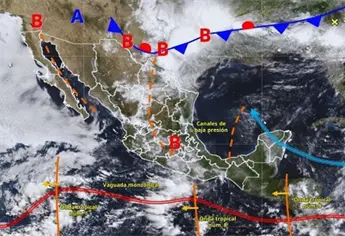 Prev&eacute;n lluvias muy fuertes de hasta 75 mil&iacute;metros en estos estados de M&eacute;xico