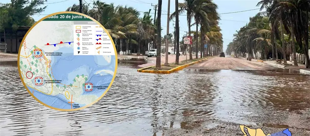 ¡No guardes el paraguas!, vuelven las lluvias a Sinaloa, este es el pronóstico del 20 al 22 de junio ¡No guardes el paraguas!, vuelven las lluvias a Sinaloa, este es el pronóstico del 20 al 22 de junio