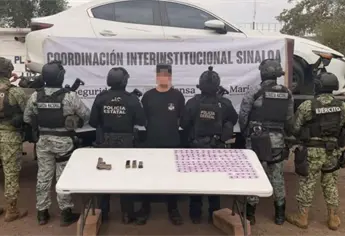 Detenido frente a Plaza Cuatro Ríos tras despojar un vehículo, en Culiacán