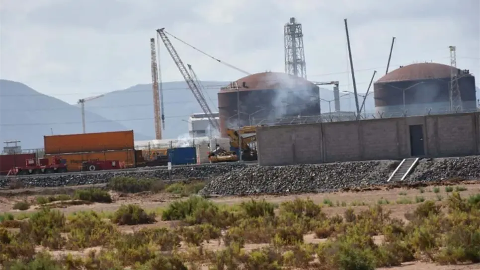 Se registra incendio menor en área de construcción de planta GPO en Topolobampo