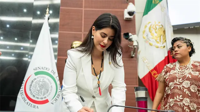 Ana Chiquete toma protesta como senadora de la República Ana Chiquete toma protesta como senadora de la República
