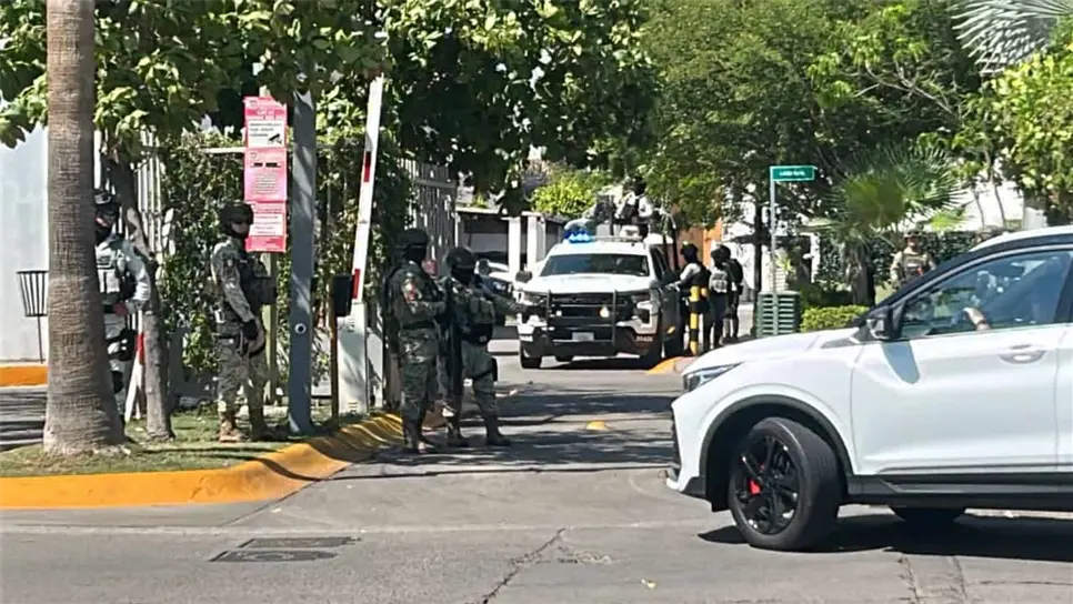 Operativo de la Guardia Nacional en residencia de Zona Dorada genera movilización en Culiacán