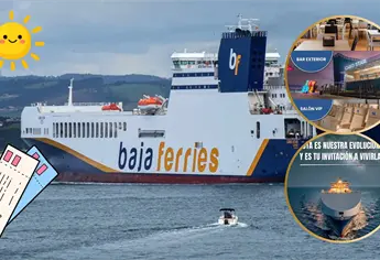 Así es el Cabo Star, el buque de lujo de Baja Ferries que tiene hasta cápsulas de descanso para sus pasajeros