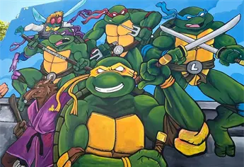 Mural de las Tortugas Ninja en Culiacán se ha robado las miradas: Aquí te decimos dónde se ubica