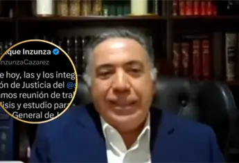 Enrique Inzunza reaparece como senador de la República