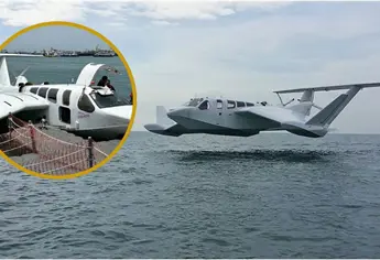 Así es el AirFish Voyager, el anfibio que “vuela” sobre las olas; planea llevar pasajeros