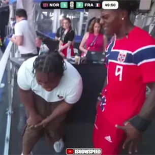 Mundial 2026: IShowSpeed pierde el control y agrede a su hermano durante el Francia vs Noruega | VIDEO