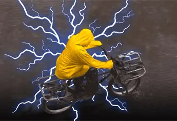&iquest;Por qu&eacute; no debes usar tu bicicleta durante una tormenta el&eacute;ctrica?