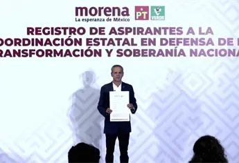 Gerardo Vargas Landeros se registra como aspirante a la Coordinación Estatal en Defensa de la Cuarta Transformación