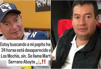 Buscan a Martín Serrano Aboyte, desaparecido en Los Mochis; familiares piden apoyo para localizarlo