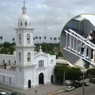 Nuevo robo en parroquia del Sagrado Coraz&oacute;n de Jes&uacute;s  en  Los Mochis