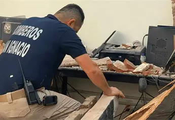 Sismo provoca afectaciones en instalaciones de ICATSIN en San Ignacio; colapsa techo de un aula