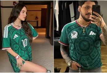 Belinda y Nodal asisten al partido de México vs Ecuador; así fueron vistos en el Estadio Azteca
