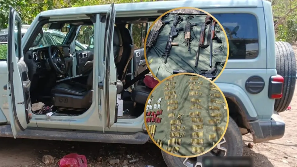 Vehículos, armamento y hasta un sicario fueron detenidos en Mazatlán por elementos federales