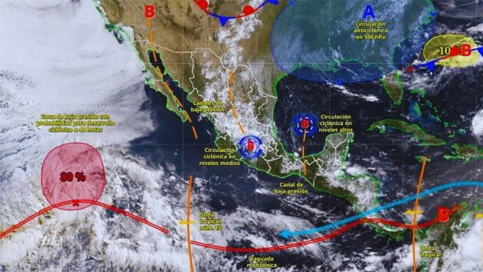 Seguirán las lluvias en Sinaloa: Pronóstico del 1 al 3 de julio