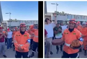 Venezolanos reconocen la labor de un rescatista con una emotiva sorpresa de cumpleaños tras los terremotos | VIDEO