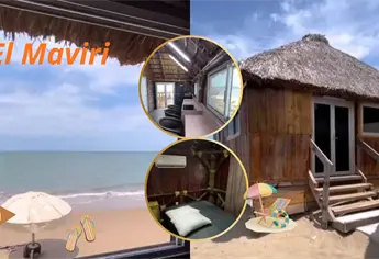 Cabañas en El Maviri a la orilla del mar, toda una experiencia que tienes que disfrutar estas vacaciones | VIDEO
