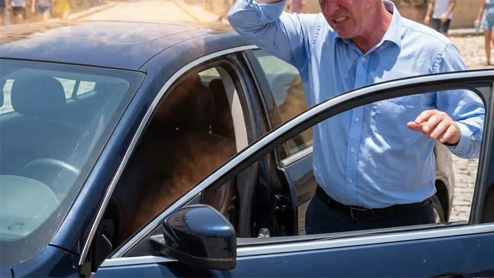 FOTO: ¡Son un horno! ¿Cómo sacar el calor de tu auto antes de subirte y empezar a conducir?