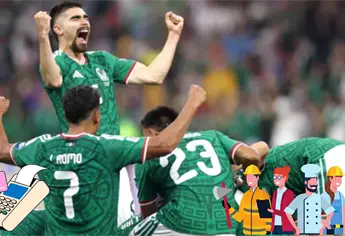 ¿Pago doble?, esto te pagarán si trabajas el domingo que juega México vs Inglaterra