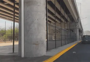 Así lucen las nuevas canchas que se construyen bajo el puente de la México 15 en Mazatlán
