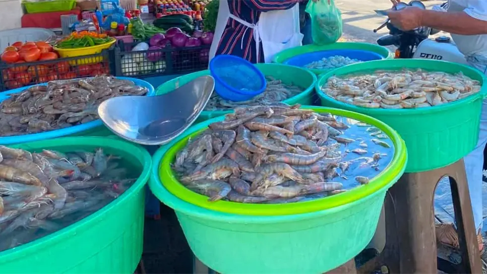 ¿Cuánto cuesta el kilo de camarón más barato con las changueras, Mazatlán, en julio?