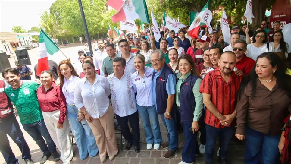 Durante su mensaje, Estrella Palacios afirmó que Morena seguirá siendo un movimiento cercano a la gente porque su esencia está en recorrer las calles, tocar puertas y escuchar a quienes durante años fueron ignorados por los gobiernos del pasado