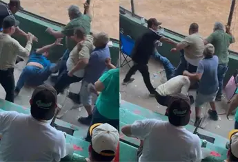 Se calienta la Liga Clemente Grijalva: aficionados se traman a golpes durante juego en Juan José Ríos