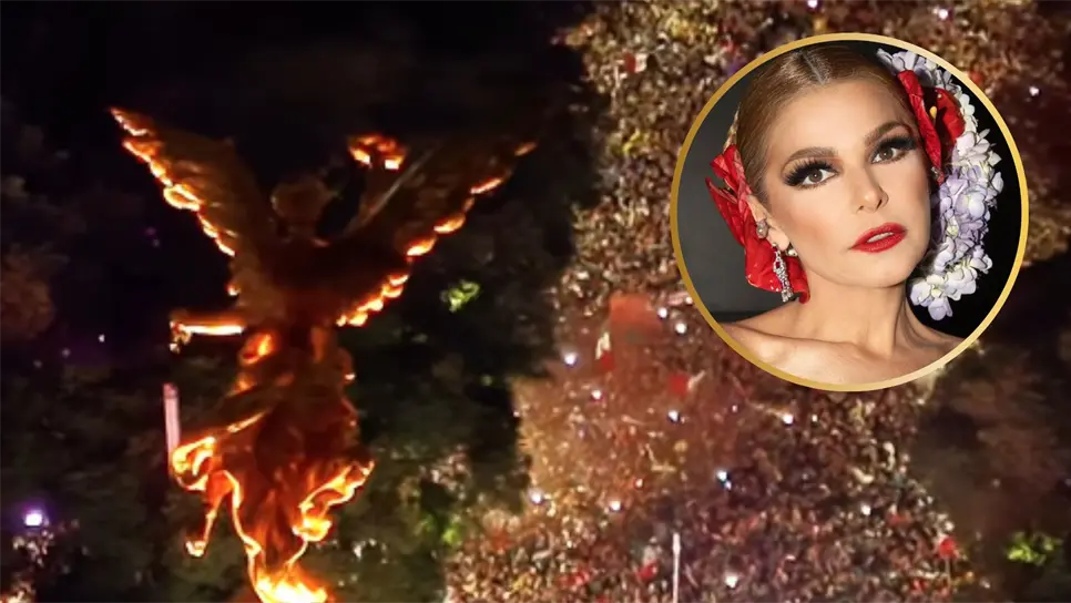 Esta famosa actriz mexicana casi muere en los festejos del Ángel de la Independencia