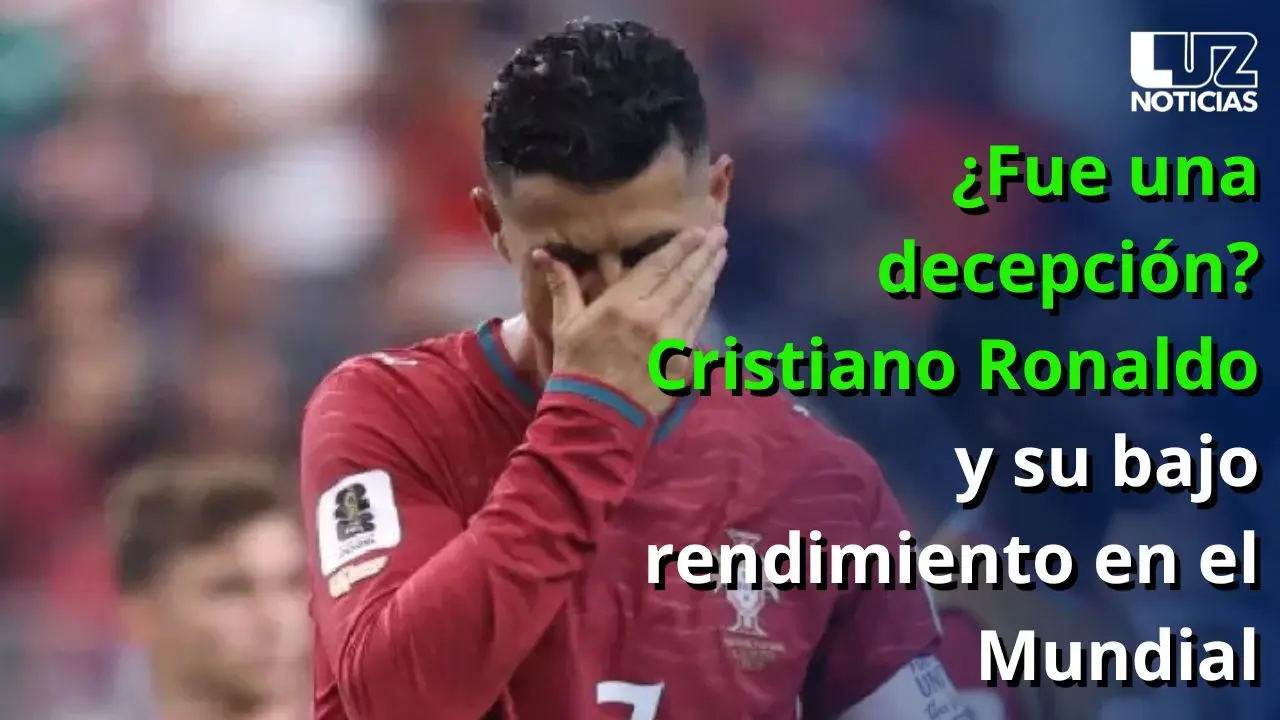 ¿Fue una decepción? Cristiano Ronaldo y su bajo rendimiento en el Mundial
¿Fue una decepción? Cristiano Ronaldo y su bajo rendimiento en el Mundial