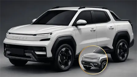 Así es la nueva pick up de Chery, la marca china lanza diseño muy futurista Así es la nueva pick up de Chery, la marca china lanza diseño muy futurista